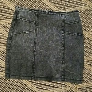 Nollie stretch denim skirt