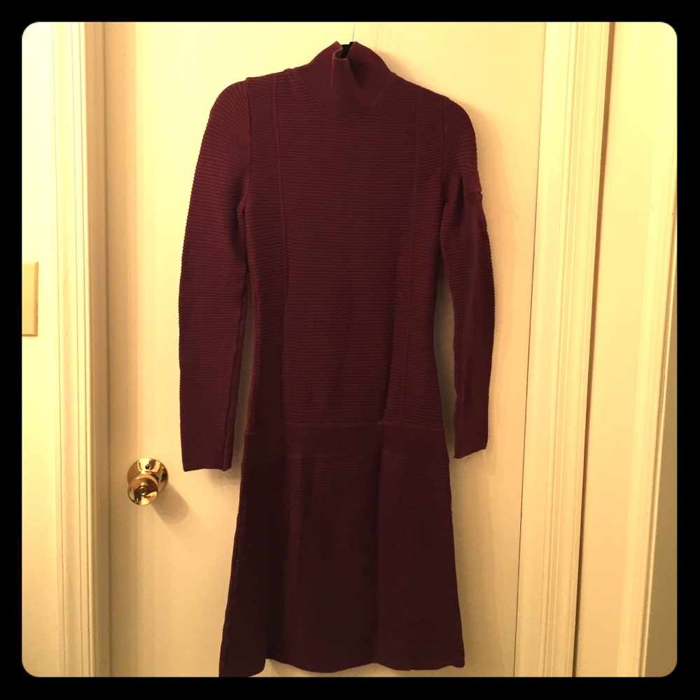 Athleta Casual Long Sleeve Turtleneck Dress - Sz S