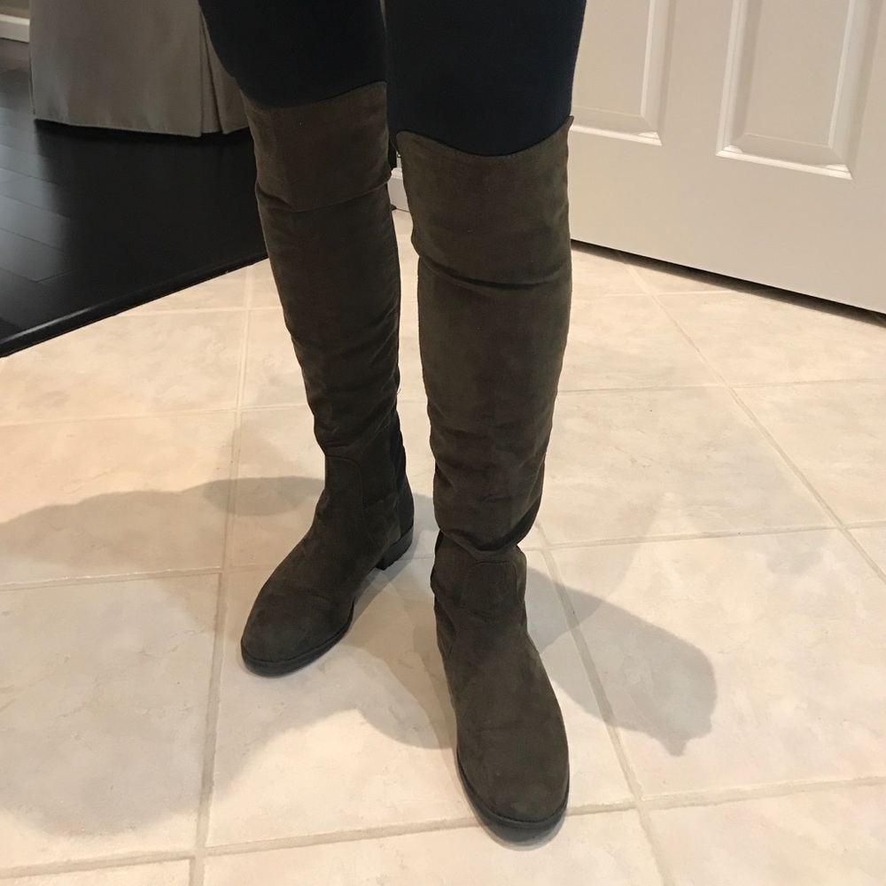 Unisa Over the Knee Suede fabric Boots