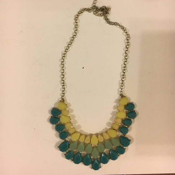 Multi-Color Statement Necklace - Picture 2 of 3