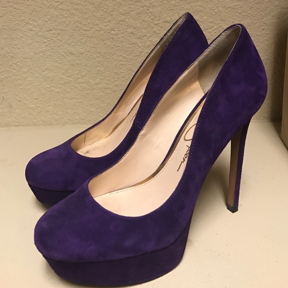 Purple Jessica simpson pumps