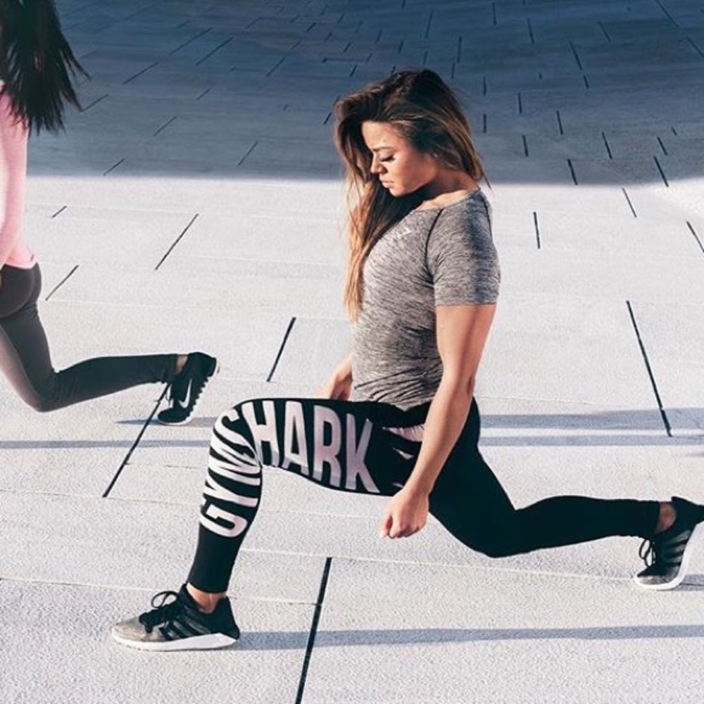 Gymshark Black Dry Burnout Leggings Size XS