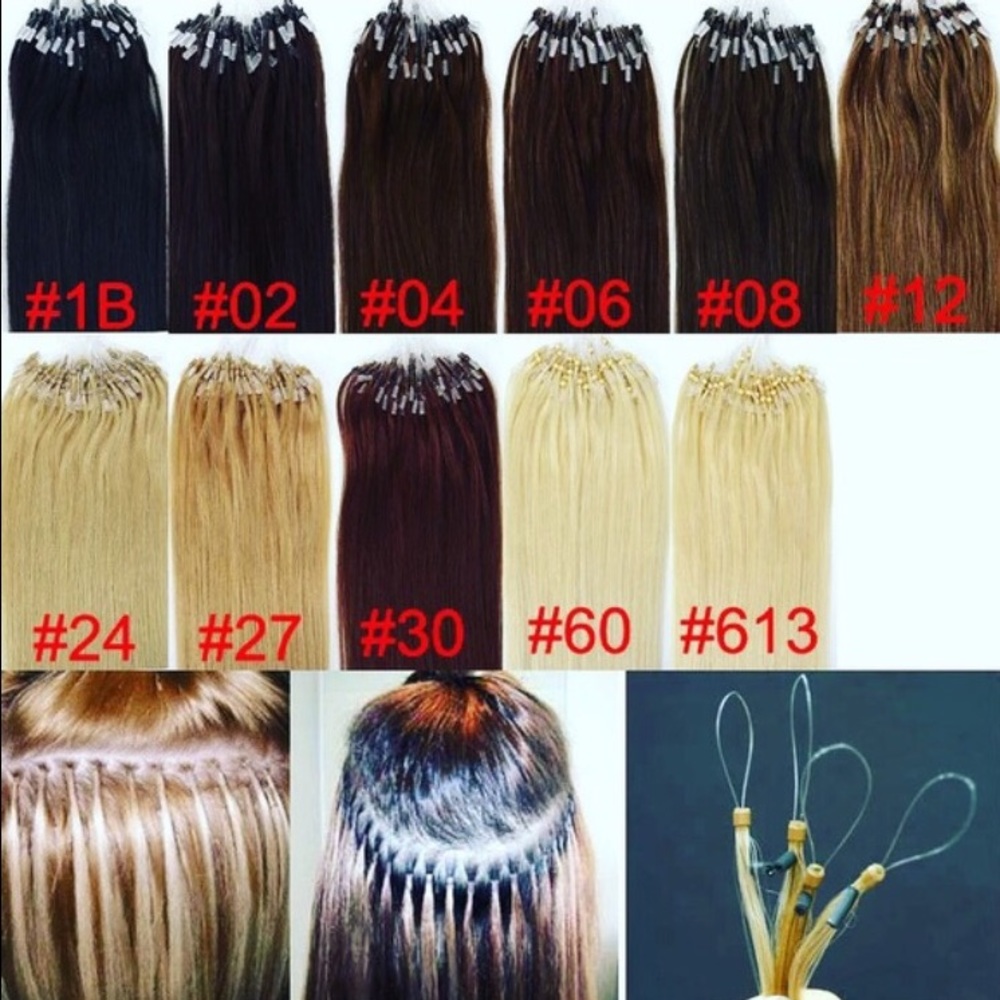 Micro rings VIRGIN hair extensions