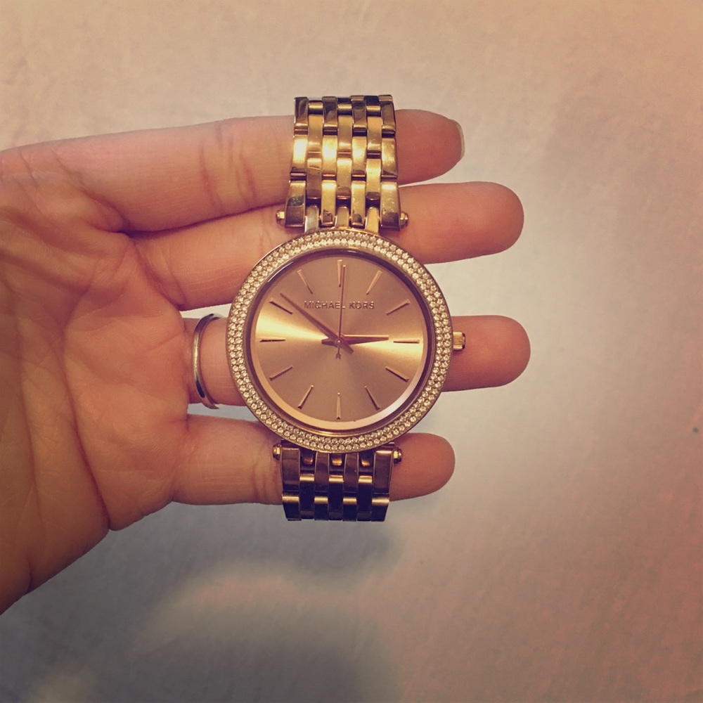 Michael Kors DARCI PAVÉ ROSE GOLD-TONE Watch