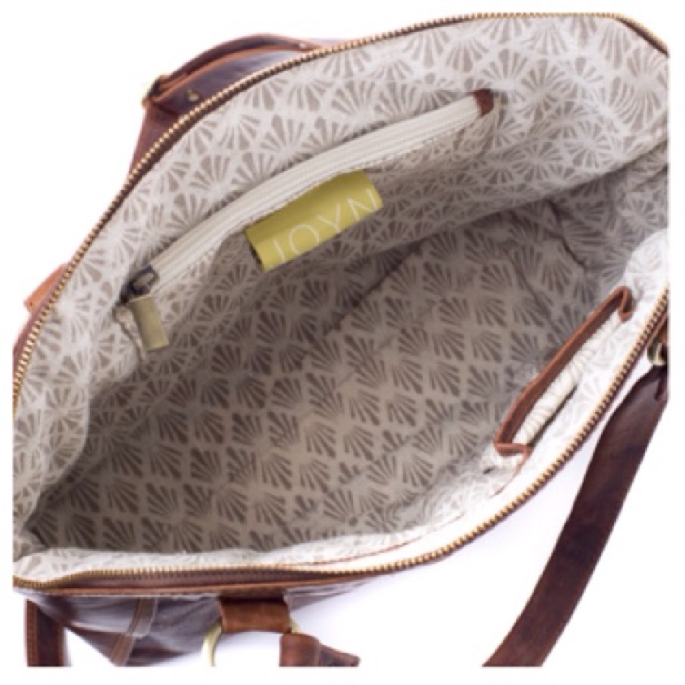 ๐๐JOYN All Leather Crossbody Tote - Picture 7 of 7