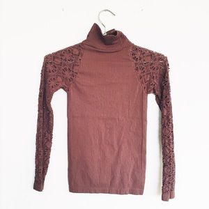 ‼️SOLD‼️Free people ribbed turtle neck