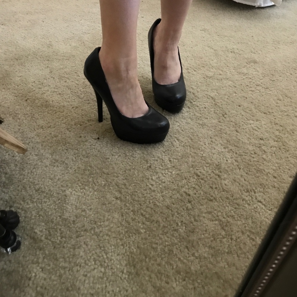 Black heels