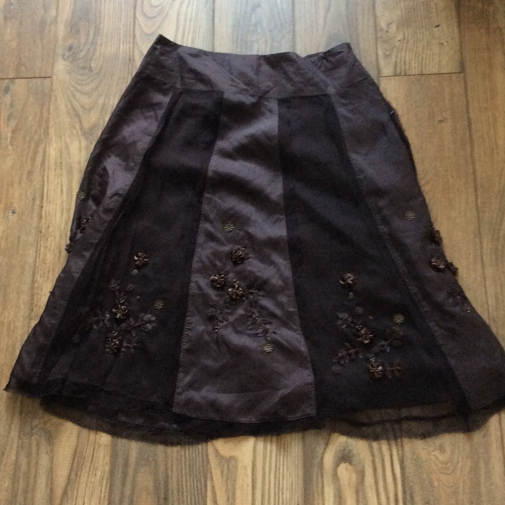 Coldwater creek flower skirt