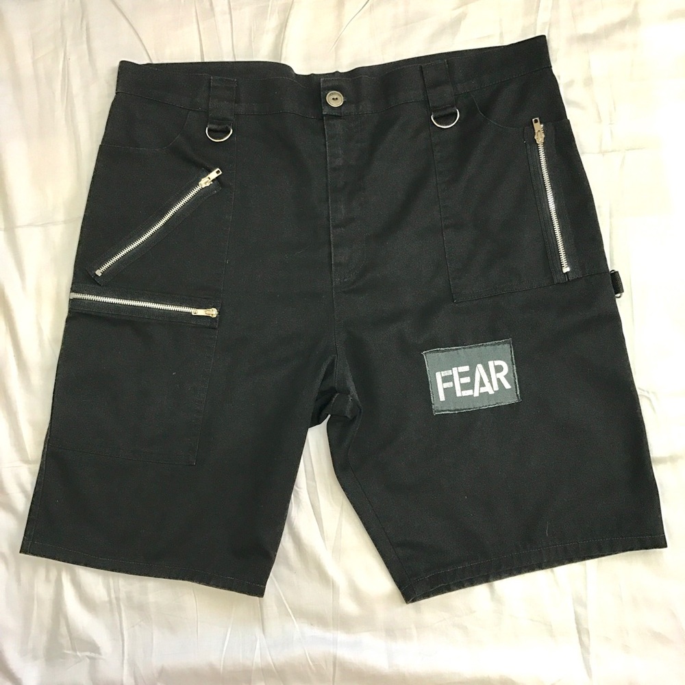 Punk rock bondage shorts!