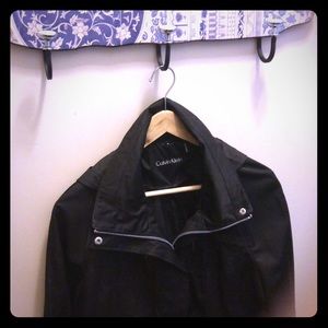 Cute Calvin Klein Rain Coat with silver detail