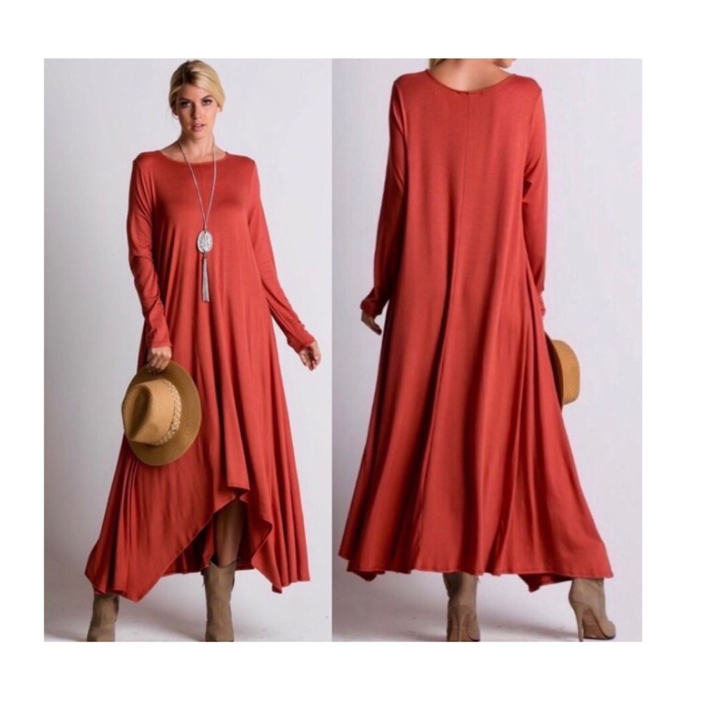 MAXI DRESS WITH PERFECT FIT. - Picture 2 of 4