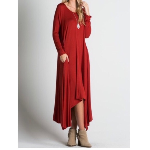 MAXI DRESS WITH PERFECT FIT. - Picture 3 of 4