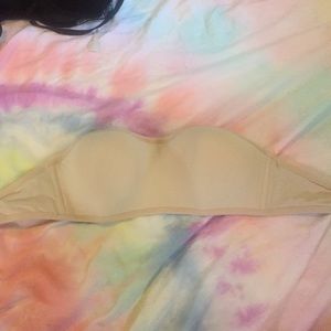 Strapless Victoria secret pink bra