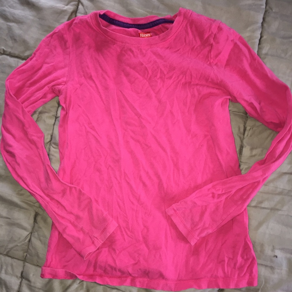 Pink long sleeves