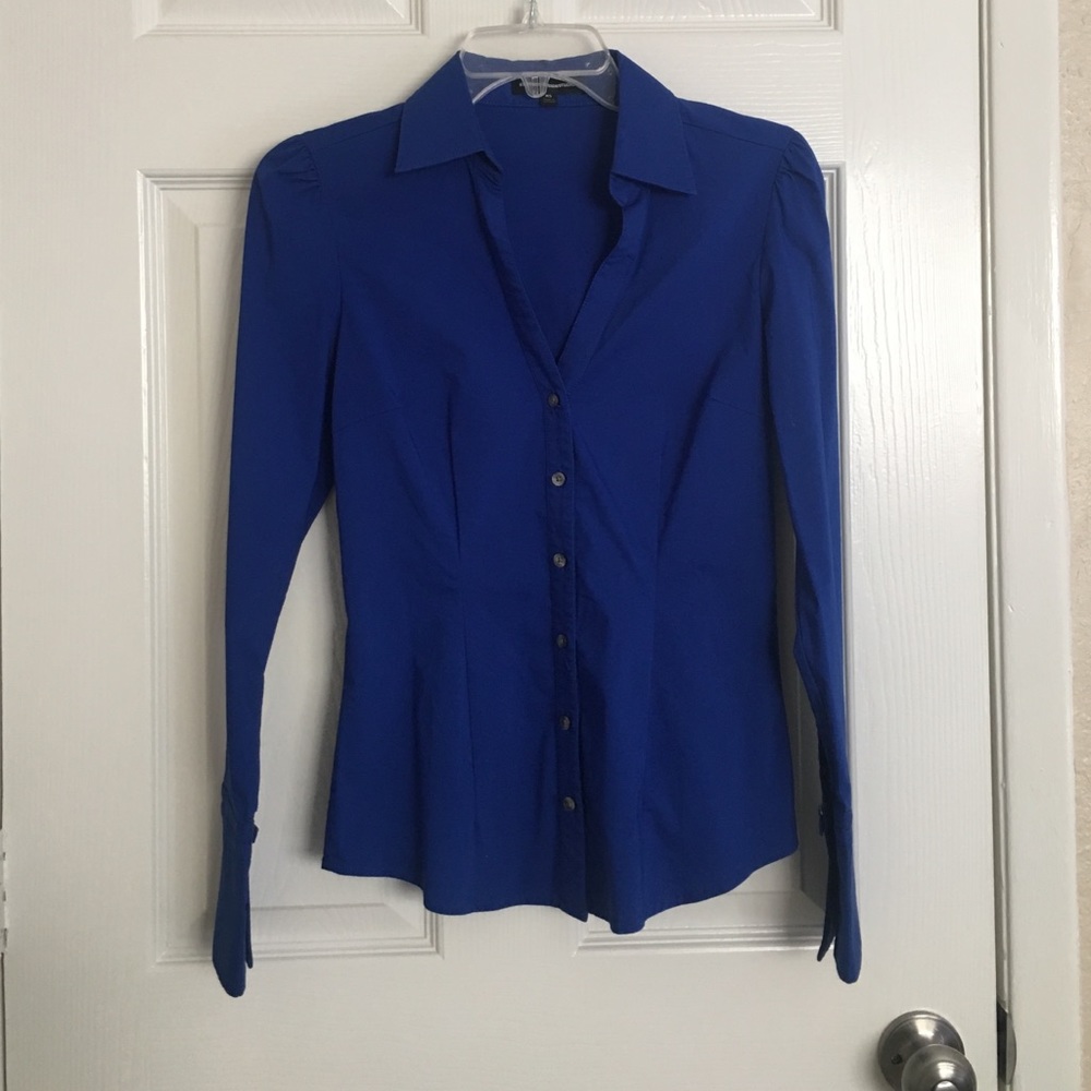 Express Design Studio fitted button down shirt