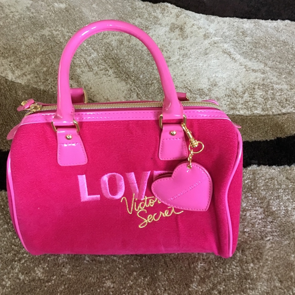 A Victoria's Secret travel hand purse