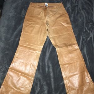 Cach'e leather pants