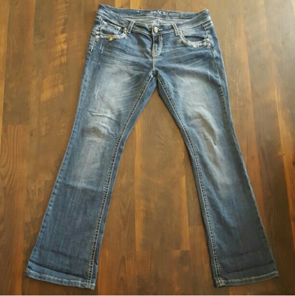 *SALE* Grace In LA Boot Cut Jeans