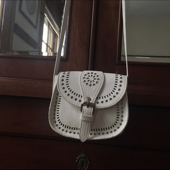 White Leather Purse - Picture 4 of 4
