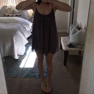 Patterned Zara Summer Dress with Low Back