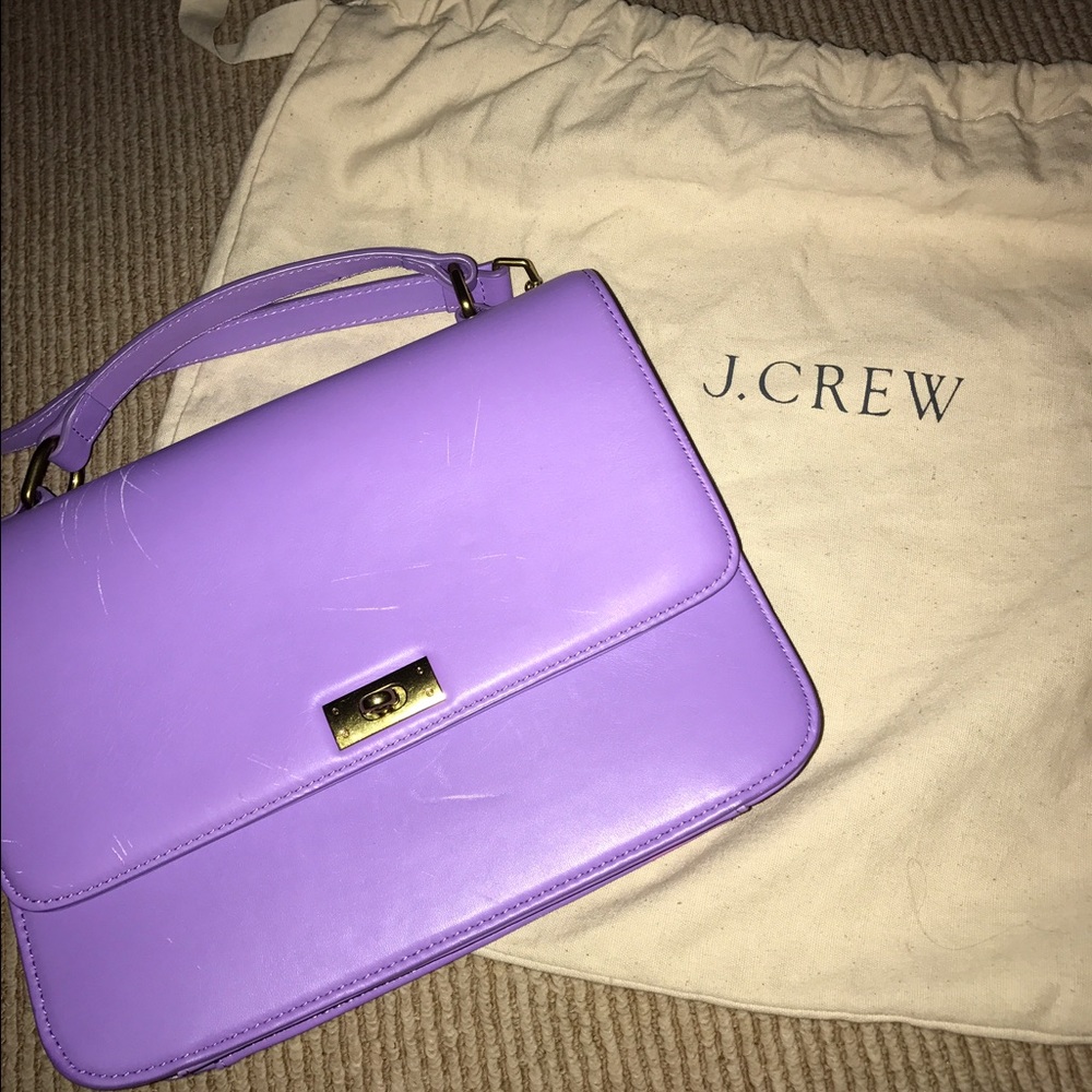 J. Crew Crossbody Handbag in Lavender