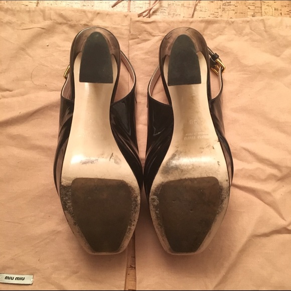 MIU MIU Peep toe Pump - Picture 4 of 8