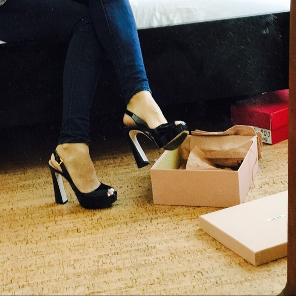 MIU MIU Peep toe Pump - Picture 7 of 8