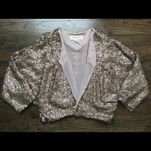 Sequin shrug from Anthropologie