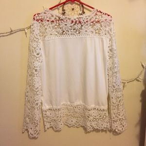 White Lace Blouse
