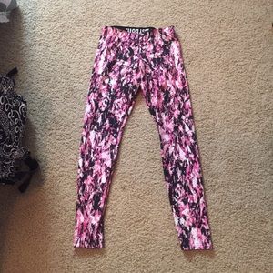 Pink , Black & White Marble Nike leggings
