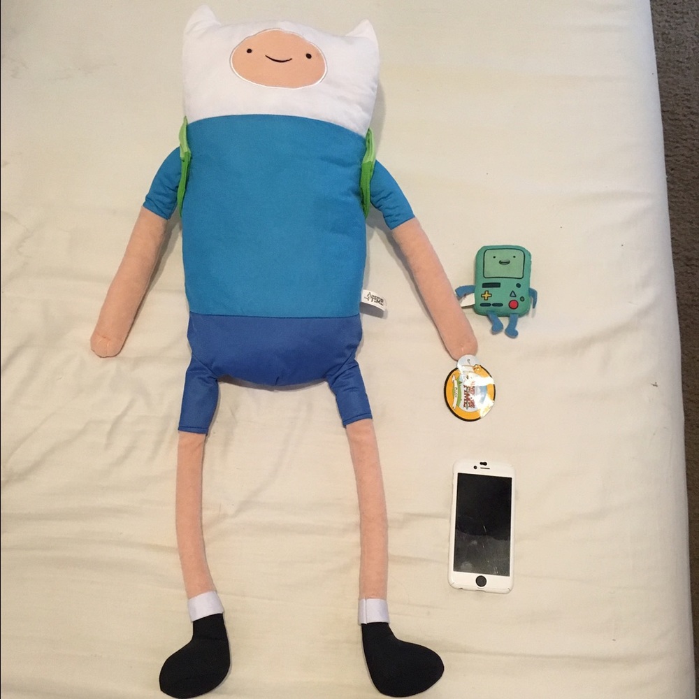 Finn plush doll and bmo plush