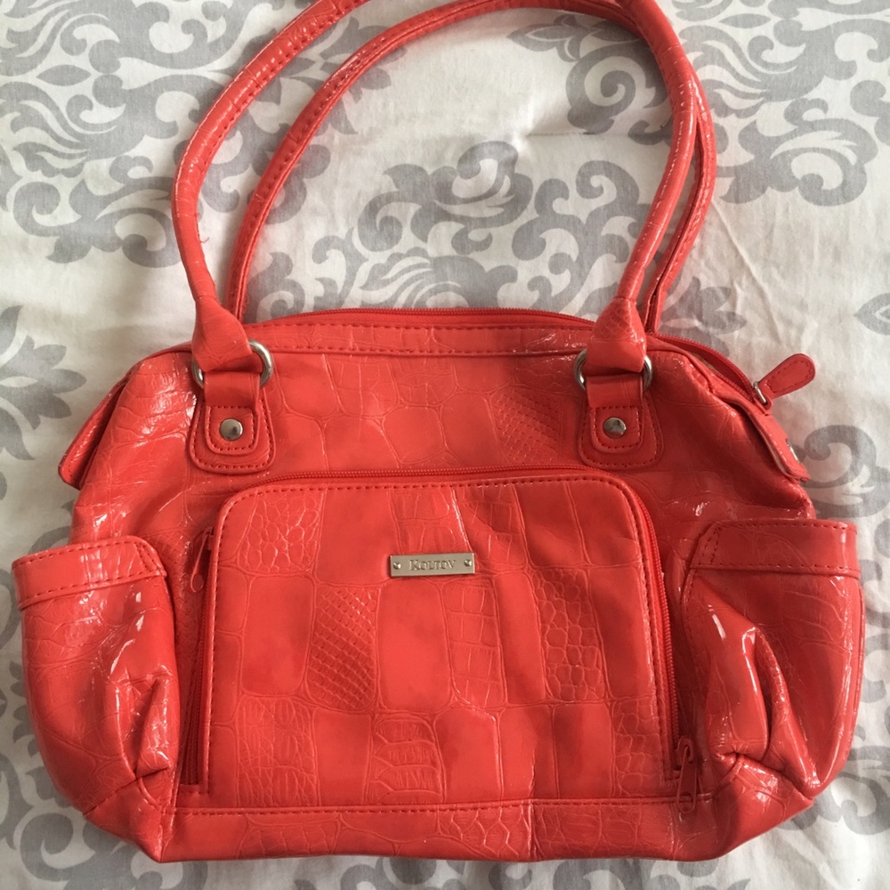 Coral color purse. Never used.