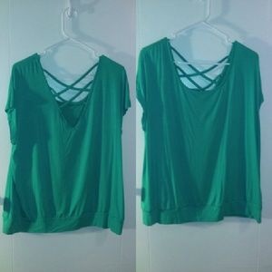 Torrid dolmen with cross accent on back