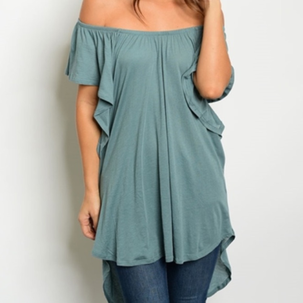 💥1 Left💥Cold Shoulder Tunic - Picture 3 of 4