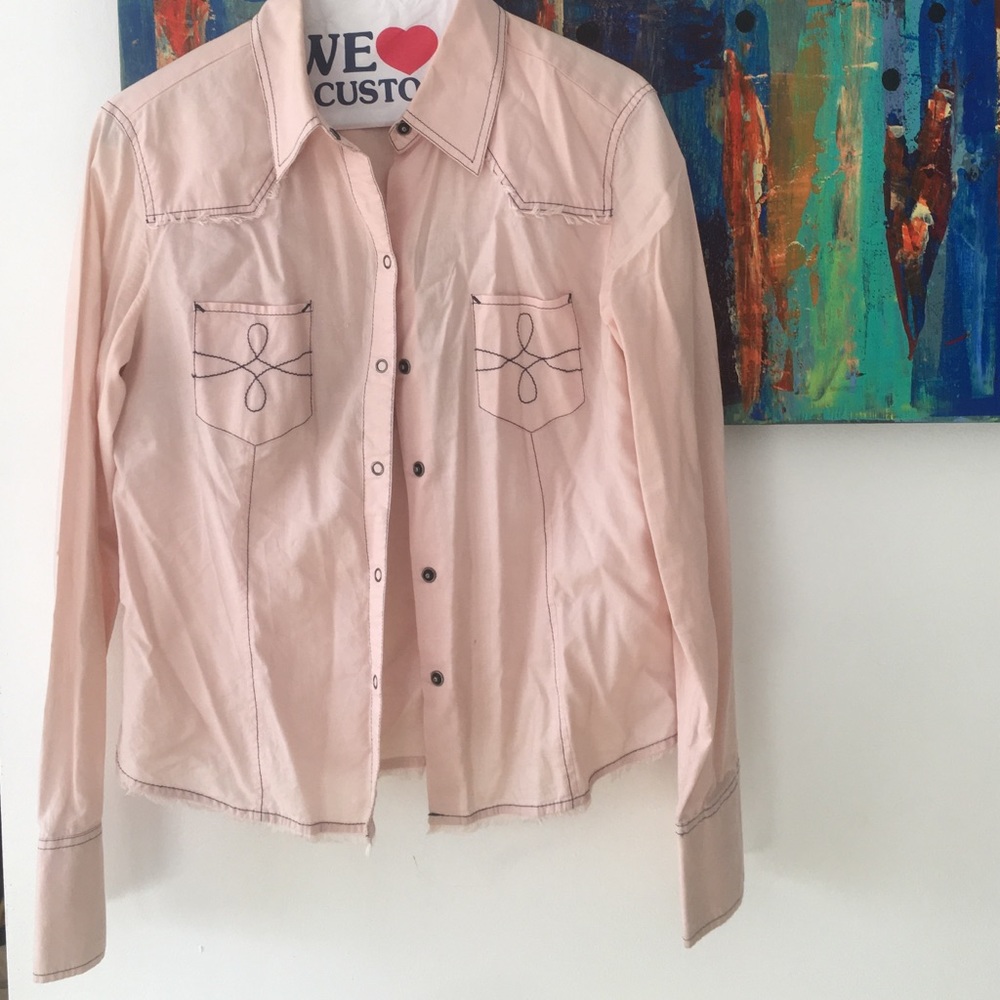 Express snap button down shirt