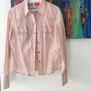 Express snap button down shirt