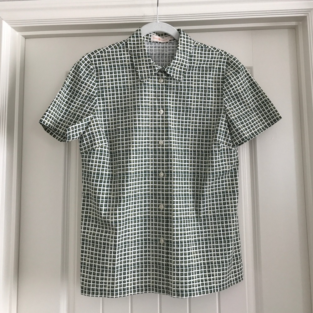 Tory Burch Button Down Blouse Spring 2014