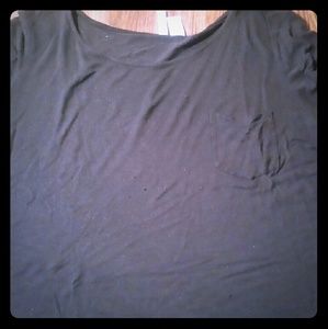 H & M Basics Black Pocket Tee H & M Basics Black Pocket Tee