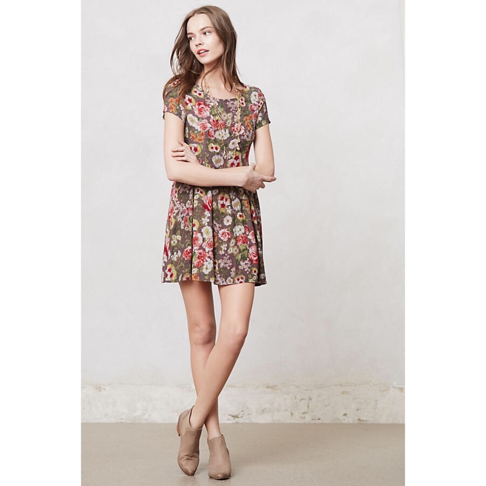 ANTHROPOLOGIE Botanical Swing Dress
