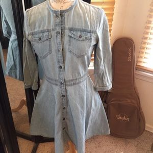 Denim mini dress from GAP