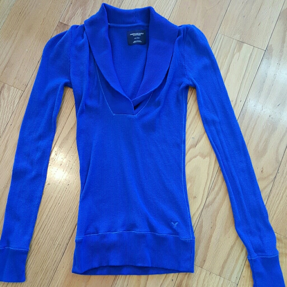 AE knitted v-neck top