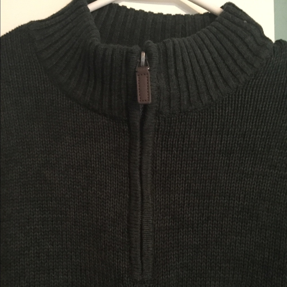 Men's Quarter Zip Chaps Sweater