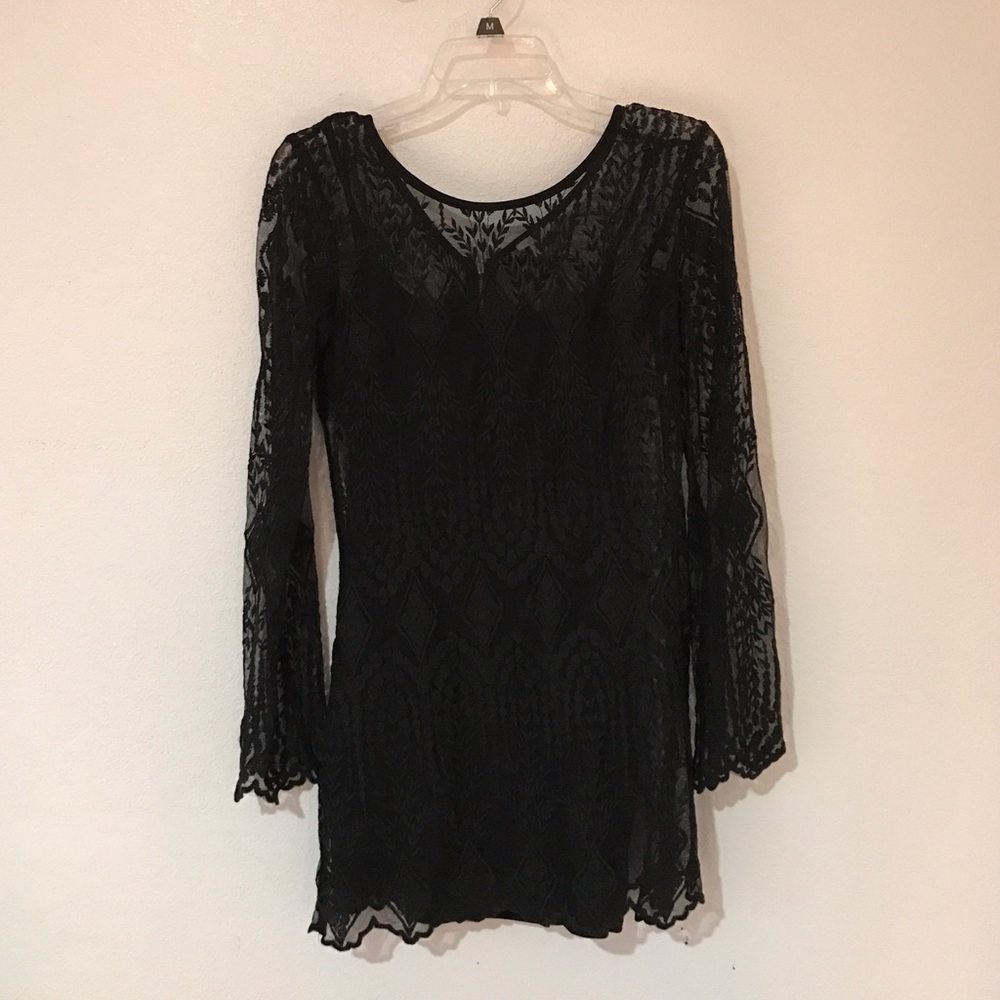 Black Lace Dress From Urban