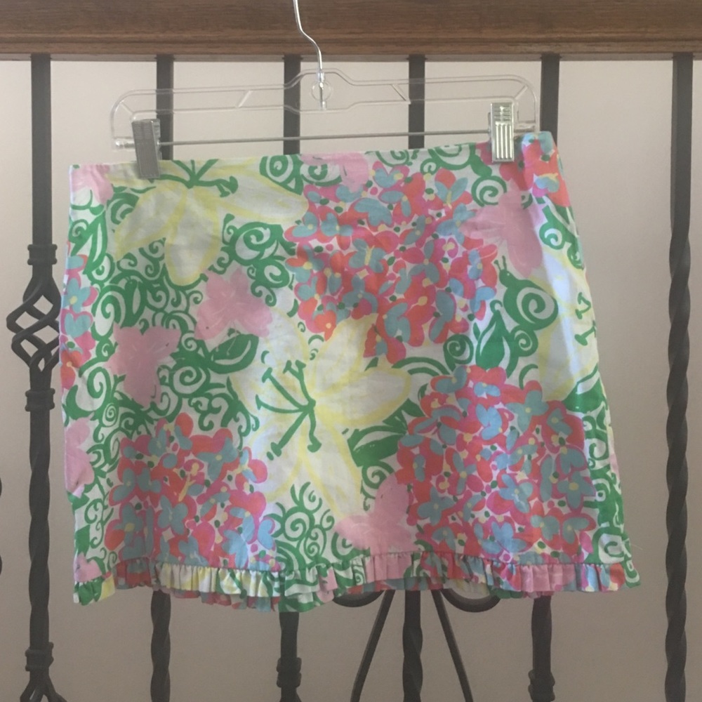 Lilly Pulitzer sprig skirt
