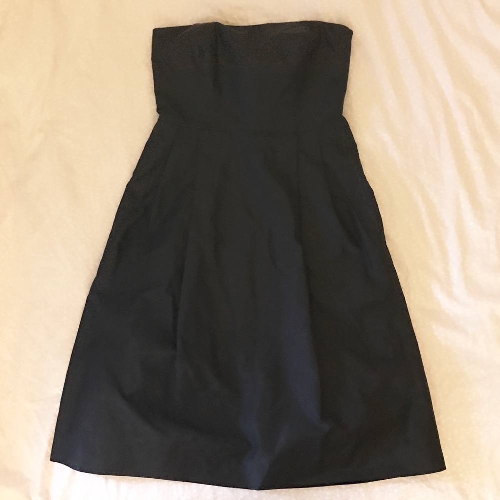 Ann Taylor Black Strapless Dress NWOT