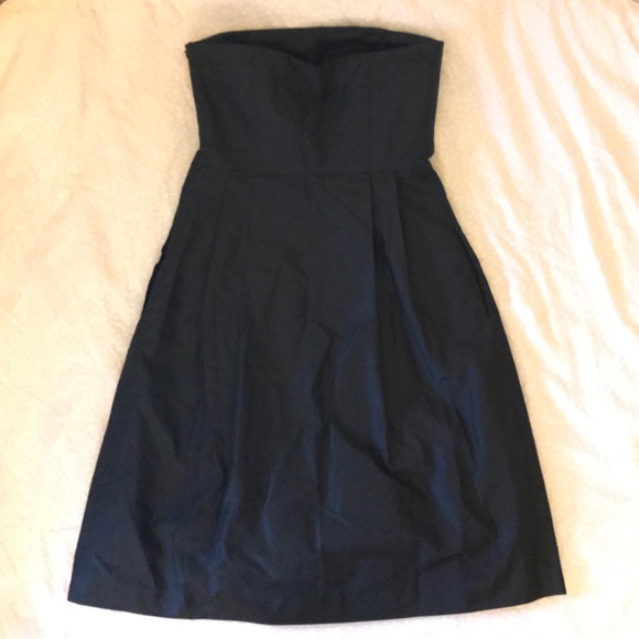 Ann Taylor Black Strapless Dress NWOT - Picture 2 of 4