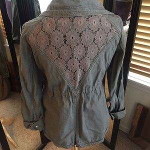 Cotton lace jacket from Anthropologie