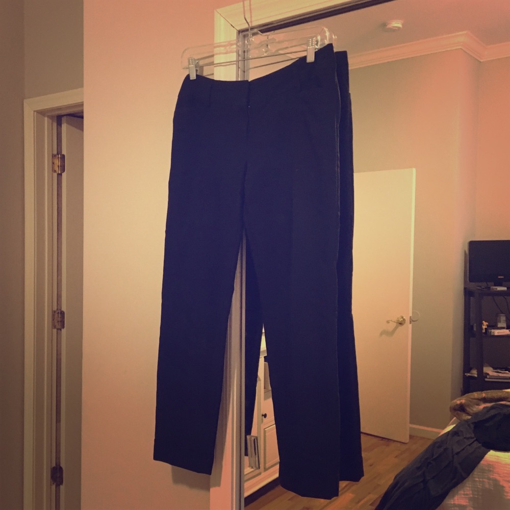 Black ankle length dress pant