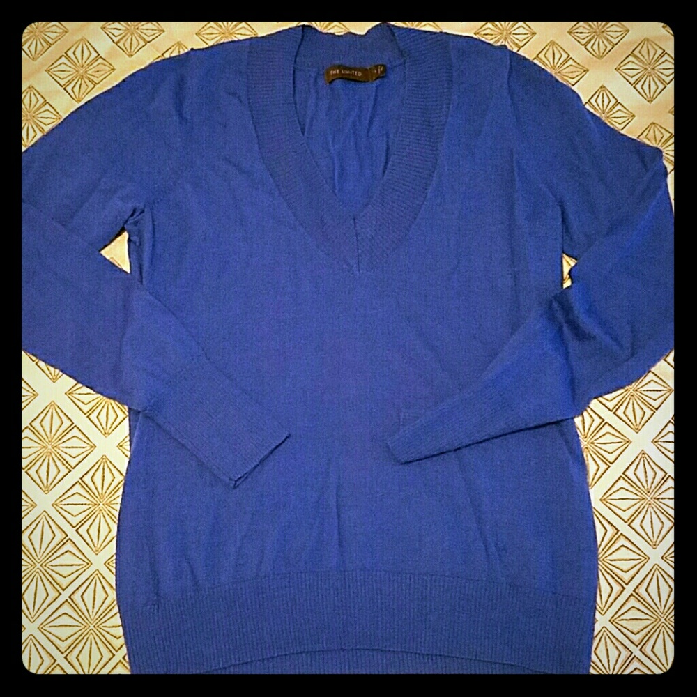 Limited royal blue sweater.