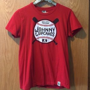 Johnny Cupackes baseball tee
